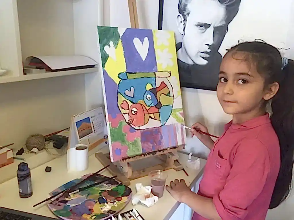 Çocuklar için resim dersi