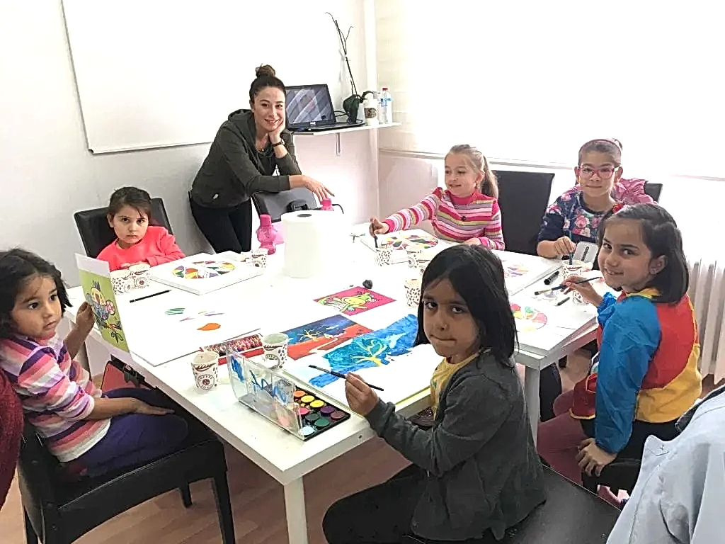 çocuklar için resim dersi